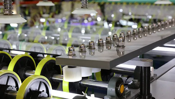 Línea de producción de vidrio para automóviles