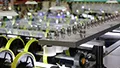 Línea de producción de vidrio para automóviles