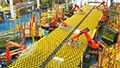 Línea de producción de vidrio para automóviles