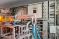 Unidad de agitación horizontal para horno de fusión de vidrio