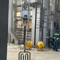 Unidad de agitación vertical para antehogares/antehornos