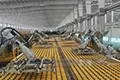 Robot de carga y descarga de vidrio